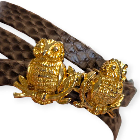 1970s Mimi di Niscemi Golden Owls Belt - Picture 3 of 3